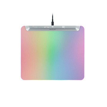 RAZER Firefly V2 PRO 烈焰神蟲 滑鼠墊 Phantom 白 全平面背光設計 紋理表面 鼠墊