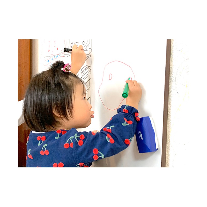 お絵かき ホワイトボード 子ども用 ハッピー キャンパス 幅51cm 高さ