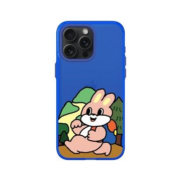 iPhone 15 Pro Max Clear 激光藍 - Noiinoii - 登山小兔