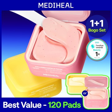 MEDIHEAL Collagen Capsule Patch 60P Double Set (2 Options)