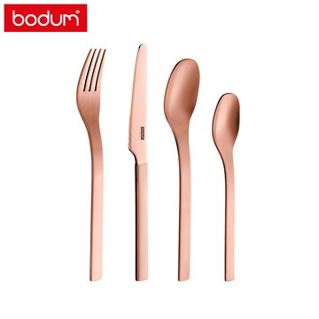 【Bodum】Barcelona 不鏽鋼餐具16 件套組