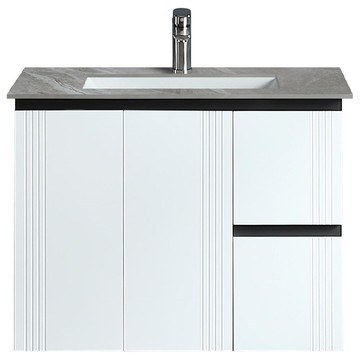 PV3280/3380鄧肯面盆置物櫃80cm義大利灰