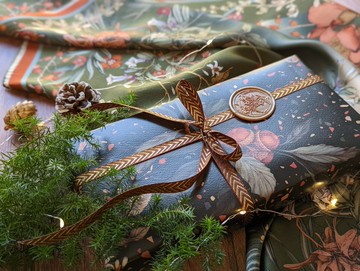 設計款包裝紙加購展示區