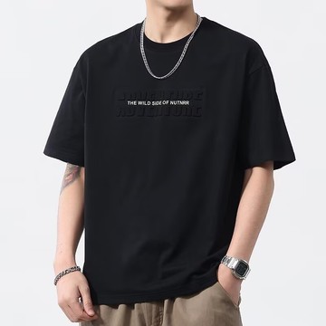 夏季 男裝短袖 T恤男 新款百搭 休閒 圓領 體恤 上衣 簡約 英文 印花t恤 短袖男 男t 男生T恤（YY44 ）