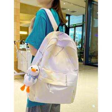 書包女初中生韓版小眾設計感大容量高中學生背包涂鴉大學生雙肩包