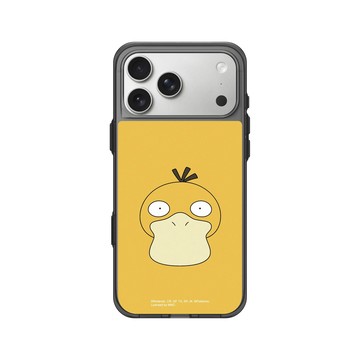 iPhone 17 Pro Max Clear (相機按鈕) 酷墨灰 - 寶可夢 Pokemon - 大臉系列-可達鴨