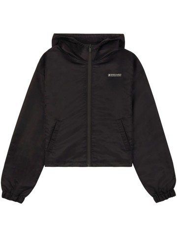 Sporty & Rich - Good Health windbreaker - women - Nylon - XS - Black