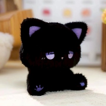 𝑳𝒖𝒄𝒌𝒚 𝒑𝒂𝒄𝒌✨EMO貓咪坐姿毛絨公仔小熊小貓咪玩偶女生