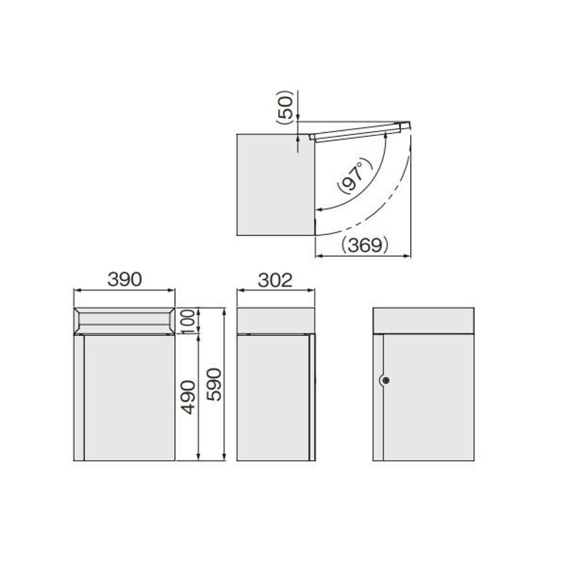 低価格化 日東工業 OMS-32BC ヒキコミケイキBOX 引込計器盤キャビネット OTH11195