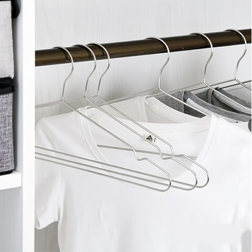 G+居家 不鏽鋼曬衣架 40x20公分 一組10個  銀色  1組