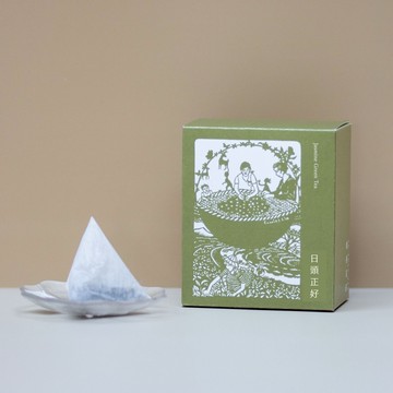 熱帶島嶼茶禮【鹿苑】日頭正好｜ 台灣味花茶 茉莉果香綠茶 茶包