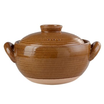 ONE TWO POT 萬土燒 日式燉煮多功能湯鍋 土黃色 2L  25cm  1個
