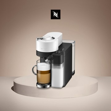 【Nespresso】臻選厚萃 Vertuo Lattissima 膠囊咖啡機 璀璨白 (贈咖啡組+膠囊折扣金)