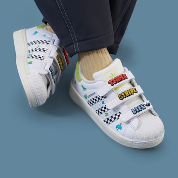 【adidas 愛迪達】 SUPERSTAR II 運動休閒鞋 貝殼鞋 童鞋 - Originals JS2469