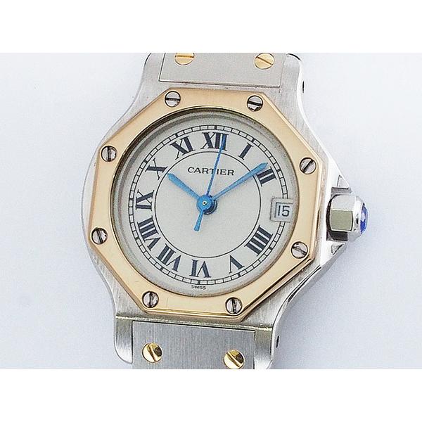 ◇ミウラ◇ カルティエ Cartier サントスオクタゴン SM 187903 YG/SS ...