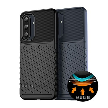RUGGED SHIELD 雷霆系列 三星 Galaxy A36/A56 5G 軍工氣墊減震防摔手機殼藏青藍