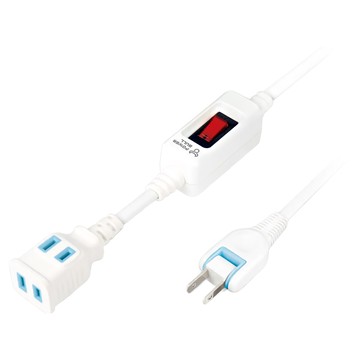 POWER BULL 動力公牛 旗艦型 2插延長中繼線 33g  白色  2m  1條