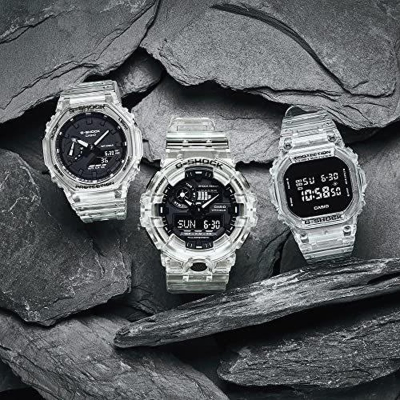 カシオ] 腕時計 G-SHOCKジーショック スケルトン DW-5600SKE-7メンズ