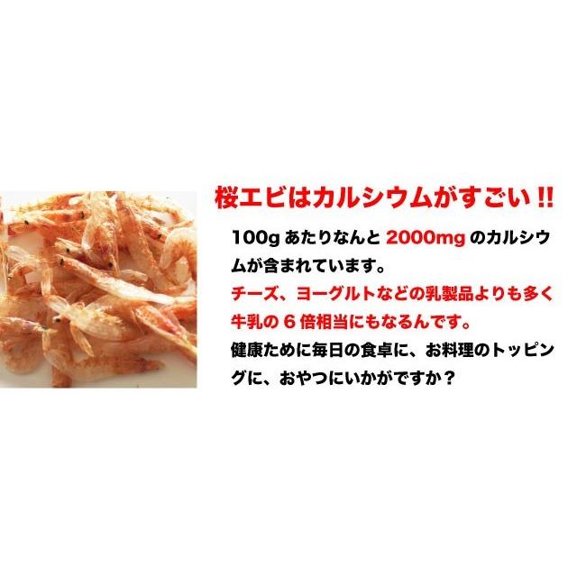 桜えび 乾燥 国産 20g 干しエビ 素干し エビ 静岡県駿河湾産 カルシウムたっぷり 送料無料