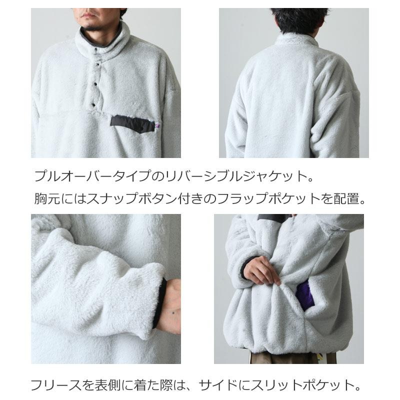 is-ness (イズネス) REVERSIBLE PULLOVER FLEECE JACKET / リバーシブルプルオーバーフリースジャケット |  LINEブランドカタログ