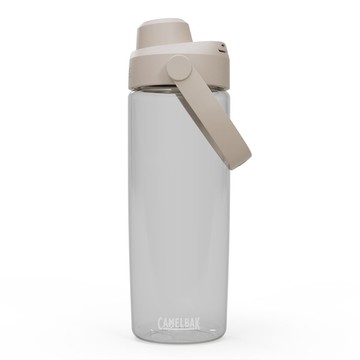 【墾趣】CAMELBAK 600ml Chug 戶外運動水瓶RENEW 晶透白