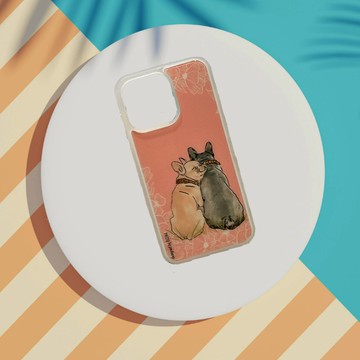 原創插畫 | 情侶法鬥 iPhone 手機殼