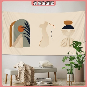 掛毯 掛布 背景布 裝飾布掛布 ins風靜物墻面裝飾背景布莫蘭迪小清新臥室床頭布置掛布簡約墻布 居家裝飾 臥室裝扮