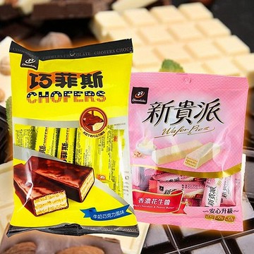 77乳加 巧菲斯夾心酥／新貴派(1包入) 款式可選【小三美日】 D163315 餅乾 下午茶 點心