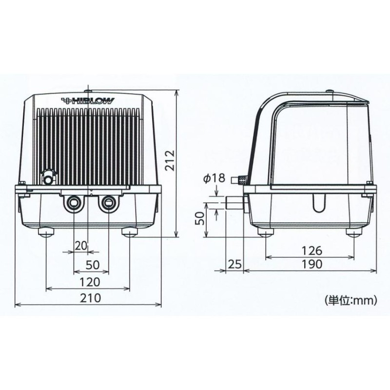 DUO-80 浄化槽 ブロワー エアーポンプ ＤＵＯ−８０ テクノ高槻 １年