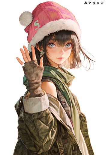 【11月新品】07-105-0228 人物貼紙 冬日女孩