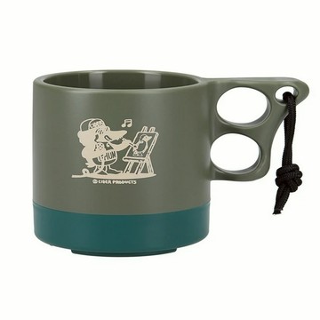 CHUMS Camper Mug Cup杯子 炭黑/藍綠_CH622164G090