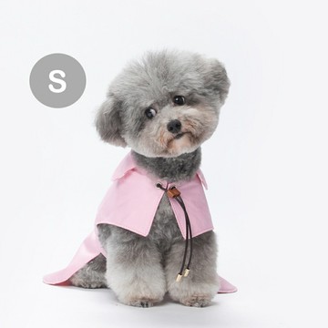 PurrPaw 呼嚕抱抱｜Pawfect-Fit! 寵物風衣 (S) - 馬卡龍粉