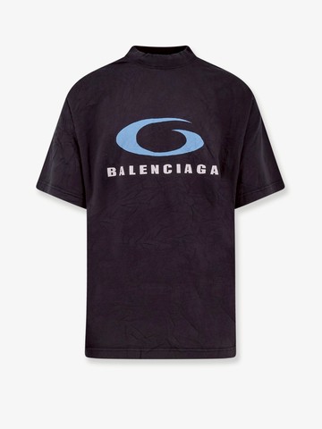 Cotton t-shirt with frontal  loop sports motif - BALENCIAGA - gender_Man
