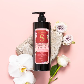 【蘭都ScentDom】玫瑰花香精油調洗髮露(護色鎖水)│品牌直營
