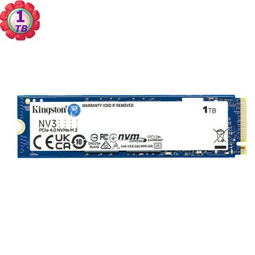 Kingston 1TB NV3 M.2 2280 Nvme PCIE4 SSD SNV3S/1000G 公司貨