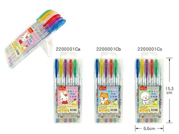 麻吉家族 2200001 果香閃亮金蔥筆 (6色)
