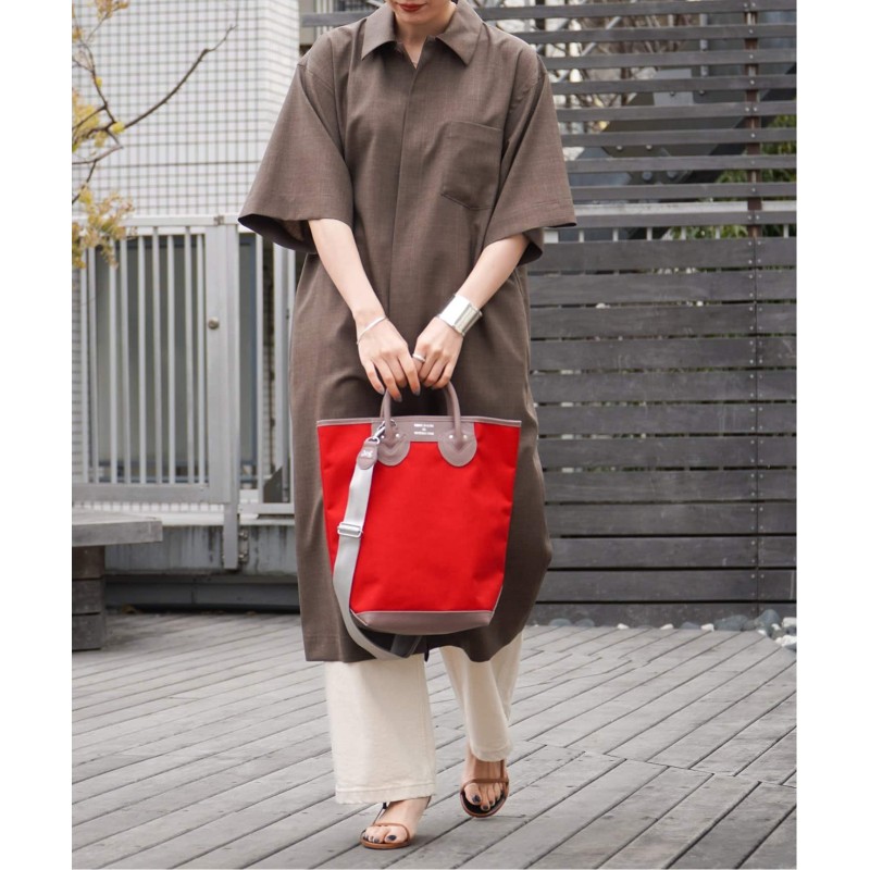 アウトドアプロダクツ YOUNG&OLSEN×OD HAVERSACK TOTE レッド フリー