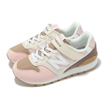 [ACS] New Balance 休閒鞋 996 寬楦 大童 中童 粉紅 棕 魔鬼氈 麂皮 NB 紐巴倫 YV996TH3-W