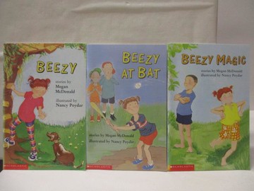 【書寶二手書T5／兒童文學_AO5】Beezy at Bat_Beezy Magic_Beezy_3本合售