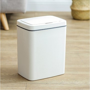 【H&R安室家】智能感應垃圾桶(智能垃圾桶 感應垃圾桶 電動垃圾桶 按壓式垃圾桶)(2色任選)