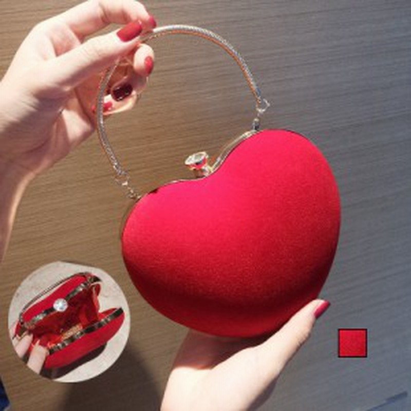 ハート型バッグ ハンドバッグ ショルダー 3way 女性用かばん イブニング ミニバッグ がま口 披露宴 クラッチバッグ パーティーバッグ 通販 Lineポイント最大1 0 Get Lineショッピング