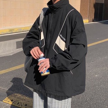 春秋工裝外套男休閑百搭潮流帥氣寬松ins潮牌港風日系原宿bf夾克