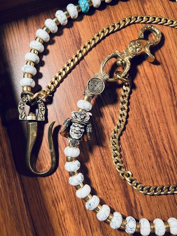 STRING MAN傘繩士-日曜武士白鎧之繩925銀