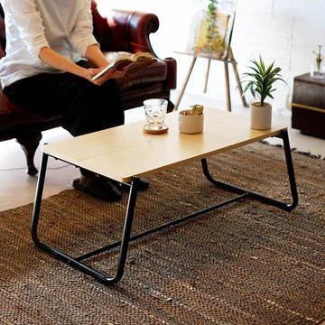 日本COLLEND IRON 鋼製茶几桌/沙發邊桌-DIY