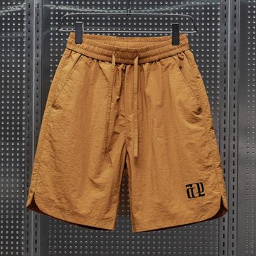 機能風工裝速干短褲男款夏季冰絲薄款中褲寬松美式休閑五分褲子男