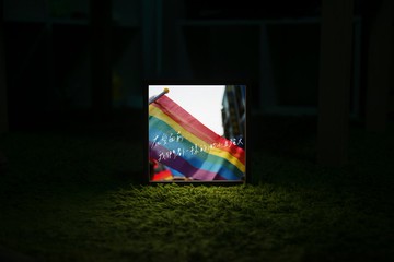 【多元成家】寫字練習 性別平權-實木燈箱/可調光/可抽換