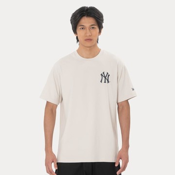 NEW ERA 男女 短袖上衣 CAP GRAPHIC FW26 紐約洋基 復古石灰 NE15165114
