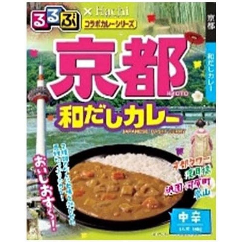 ハチ食品 るるぶ×Hachiコラボシリーズ 京都和だしカレー 中辛 180g×20個入×(2ケース)