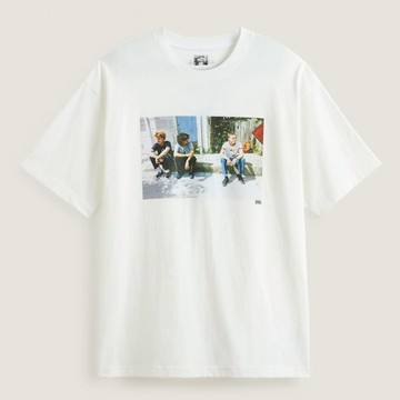 Skate Atiba Haze Curb Crew 白色短袖T恤