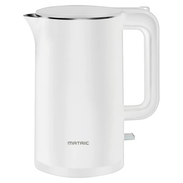 MATRIC 松木家電 不鏽鋼雙層防燙快煮壺 1.5公升大容量 304食用級不鏽鋼 1000W大功率 雙層外殼保溫防燙設計  MG-KT1507